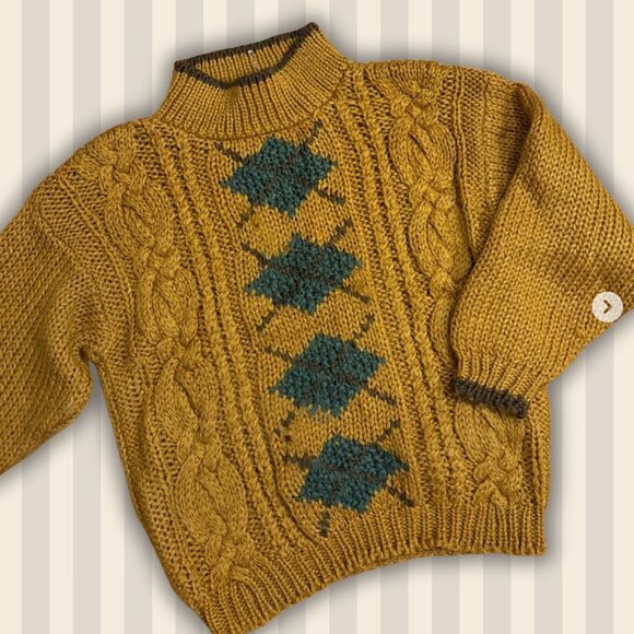 Vintage knit sweater - Picture 1 of 7